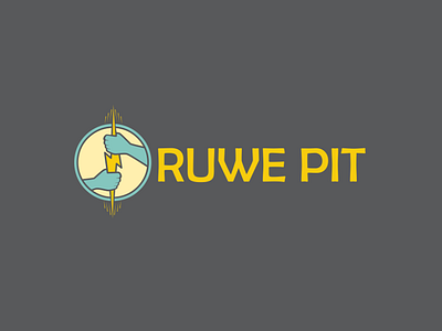 Ruwe Pit - Fitness Mindfulness Trainer - Logo Concept fitness gym logo mindfulness power powerful ruwe pit strong trainer