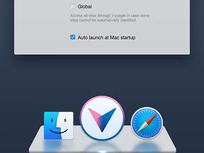 Voyager Mac Icon geometric interenet freedom letter logotype mac icon textlogo v virtual private network voyager vpn
