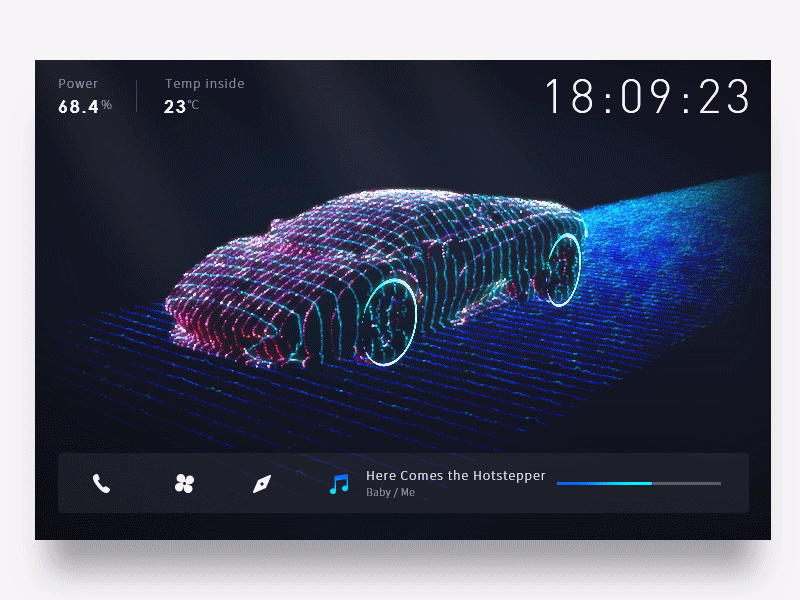 Vehicle Effect ae c4d gif ui