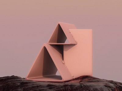 PRIMITIVES /1 3d art c4d minimal render sculpture