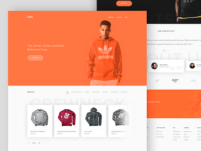 Ecommerce clean design ecommerce experience fashion interface minimal ui user ux web website