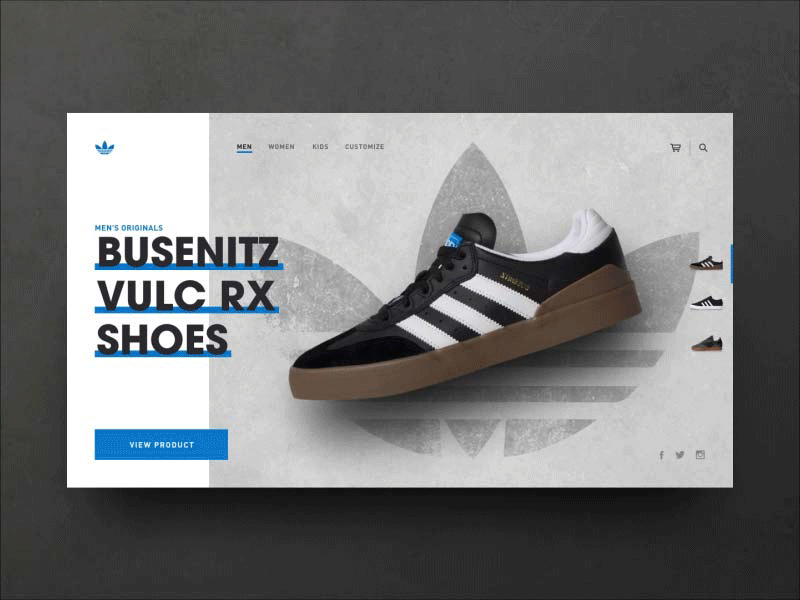 Adidas Hero animation app branding daily 100 daily ui data visualization design flat identity infographic lettering mobile principle type typography ui ux web web design website