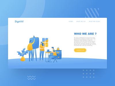 Signtif landing page dailyui dribbble iphonex landingpage pinterest sketchapp ui uiux ux uxid weloveanimations