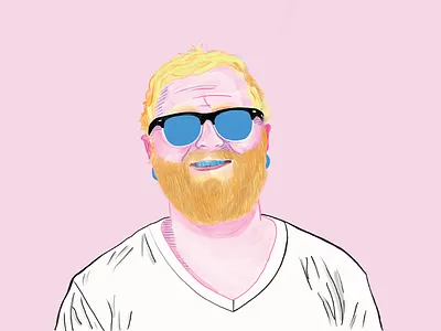Portrait of Geof illustration portrait