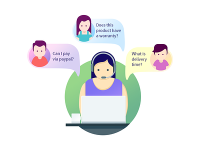 Support System app design helpdesk illustration shopify support system uvdesk