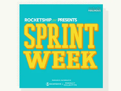 Design Sprint Week branding cover cover art illustration logo podcast