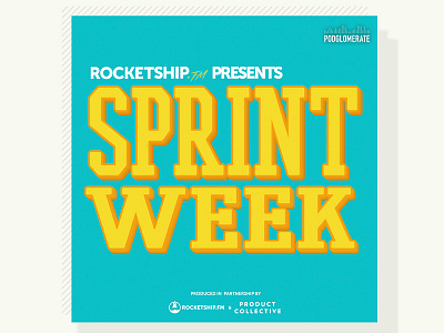 Design Sprint Week branding cover cover art illustration logo podcast