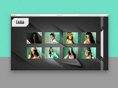 Tara Emad - Gallary concept design fashion gallery landing minimalist photography portfolio ui website