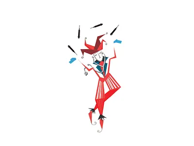 Poker Character doctor poker red