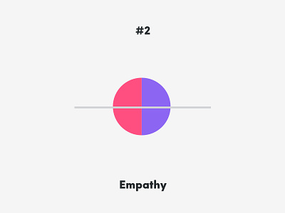 Our values - Empathy branding design empathy flat icon illustration logo process ux ui values vector web