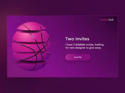 Dribble Invites animation dribbble first invate ios ui ux web