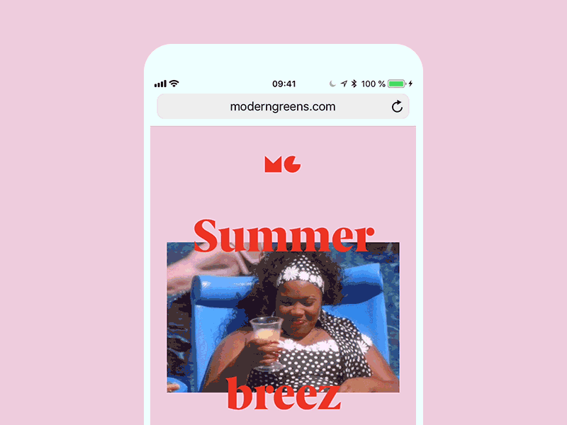Modern Greens / Website heymoderngreens identity moderngreens