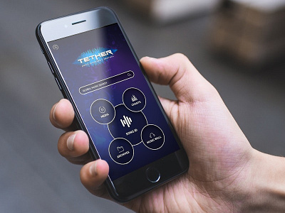 TETHER - Music Discovery Central audio discovery mobile app music playlists songs station