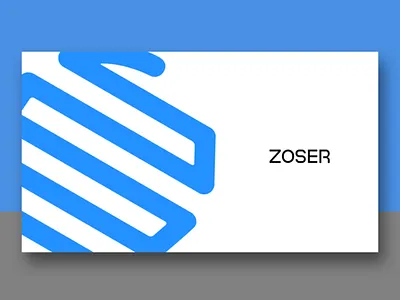 ZOSER - Logo app branding colors concept gis logo minimalist typography