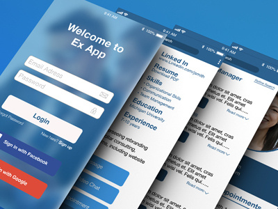 Exapp design uxui