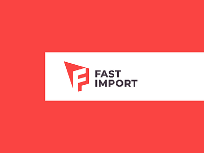 Fast Import brand brandidentity branding consulting design identity illustration logistics logo logomachine logotype transport transportation