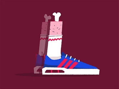 Sneakerheadless bones illustration sneakerhead sneakers vector