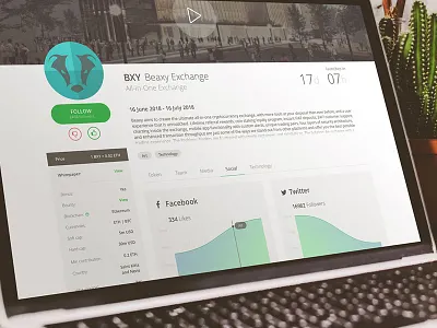ICO launch crypto ico responsive ui ux website