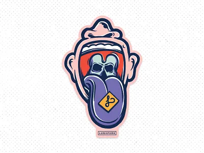 Lunapark Sticker Pack drawing face handdrawn illustration illustrator ipad procreate sticker vintage