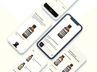 Aesop app balance clean clear design interface simple ui ux