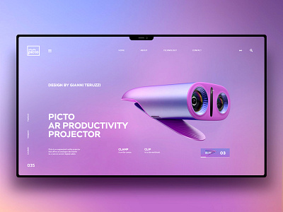 Picto design landingpage ui uidesign ux uxdesign website