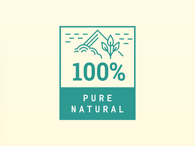 Pure Natural branding design graphic design illustration label package packaging