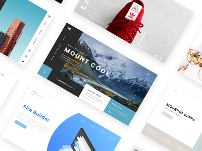 Behance Project! flat landing page landing screen minimalism photography ui unsplash ux webdesign website