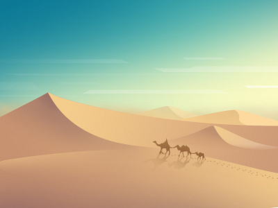 desert illustration