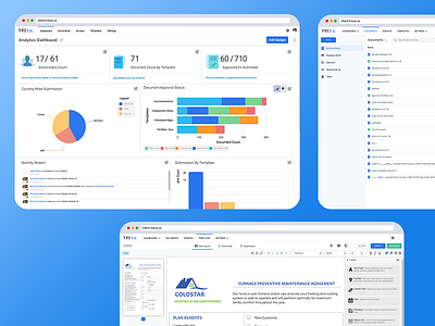 TREXA - Web Application analytics chart clean dashboard design interface table ui ux web app web design