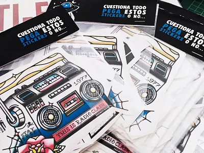 Question Everything Sticker Series 1 illustration sitckers the clash