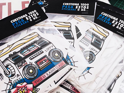 Question Everything Sticker Series 1 illustration sitckers the clash