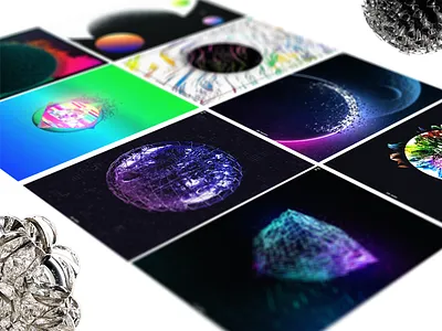 Poster Design 3d abstract art circle color crazy design fun minimal poster project