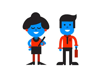 Office workers editorial illustration infographic people work