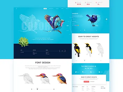 You are my wings angle bird blie colour design fly illustrations lovely ui web