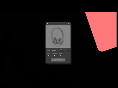 Beats headphones online store..... design... app design headphones ui ux