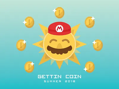 Gettin Coin coins mario sun sunshine videogames