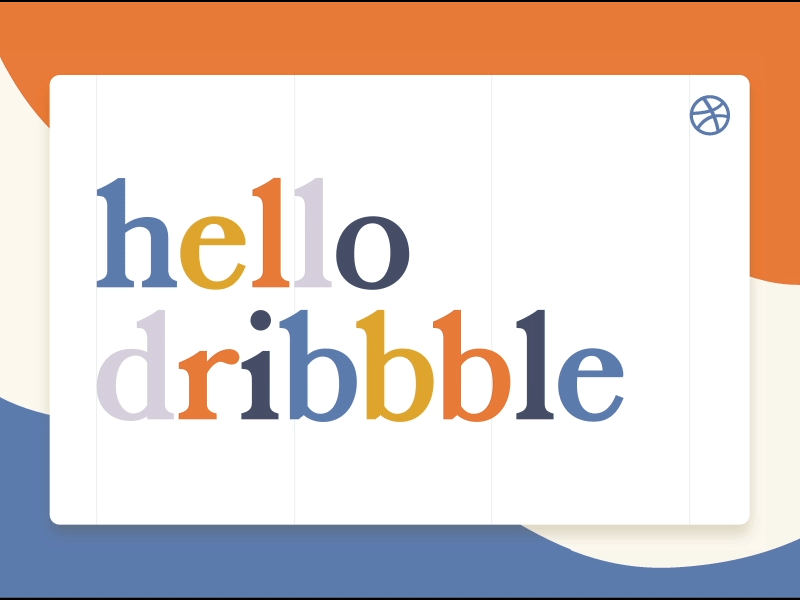 hello! colour debut hello type typography
