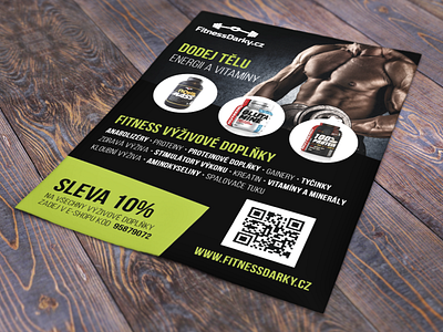 Flyer - FitnessDarky.cz flyer print design