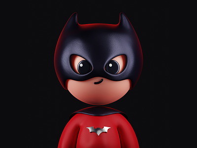 The Batman (Kid) 3d blender blender3d character design cycles graphic design illustration