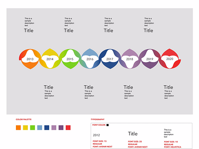 Kids Learn design education goal growth kids palette style guide timeline ui ux