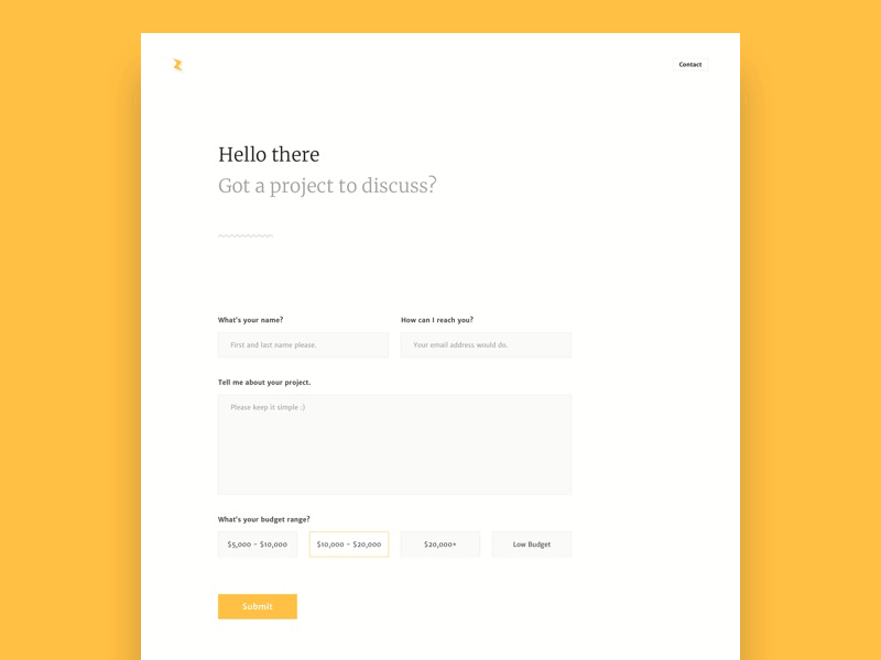 Contact Page grid grid is life minimal portfolio redesign