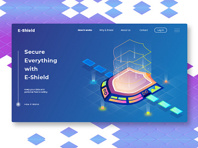 Eshield - Banner & Landing Page