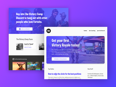 Fortnite Victory Camp (Home) esports fortnite home landing page victory