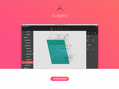 Logodesign for xLayers branding identity layers logo workout x xlayers