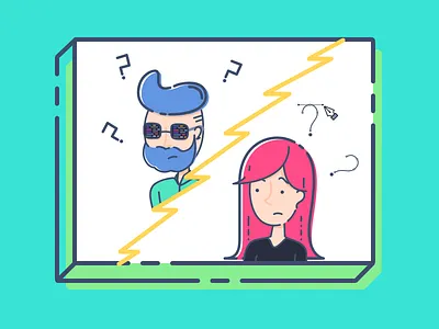 🤔 code color confused deck design illustration team