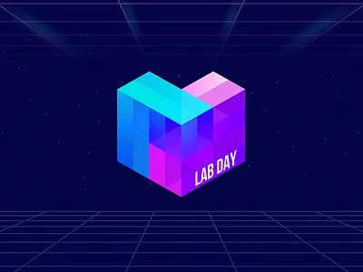Lab Day Logo San Francisco 2018 cube decentralization event ipfs lab day logo protocol labs san francisco