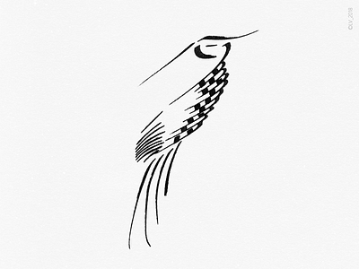 WILDLIFE: a woodpecker black drawing graphic hand illustration ink minimalism nature parallel pen white woodpecker