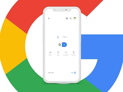 Google IOS Redesign Concept application design experience interaction interface mobile ui ux website