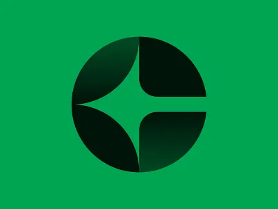 BH arrow geometric logo star