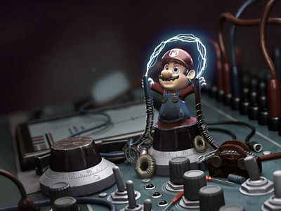Mario 3d ae maya